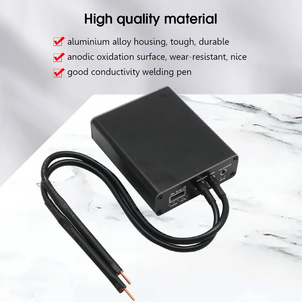 DIY Mini Spot Welder 5-Gear Adjustable Portable Welding Machine for 18650 Battery Packs