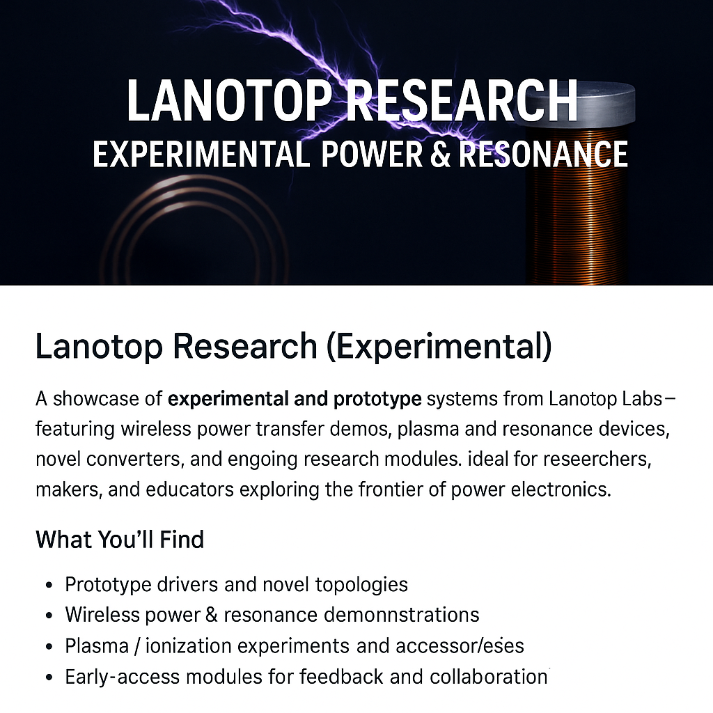 Lanotop Research (Experimental)