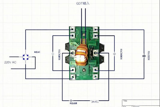 Tesla Coil Full-Bridge IGBT Module – DRSSTC Full Bridge Power Stage
