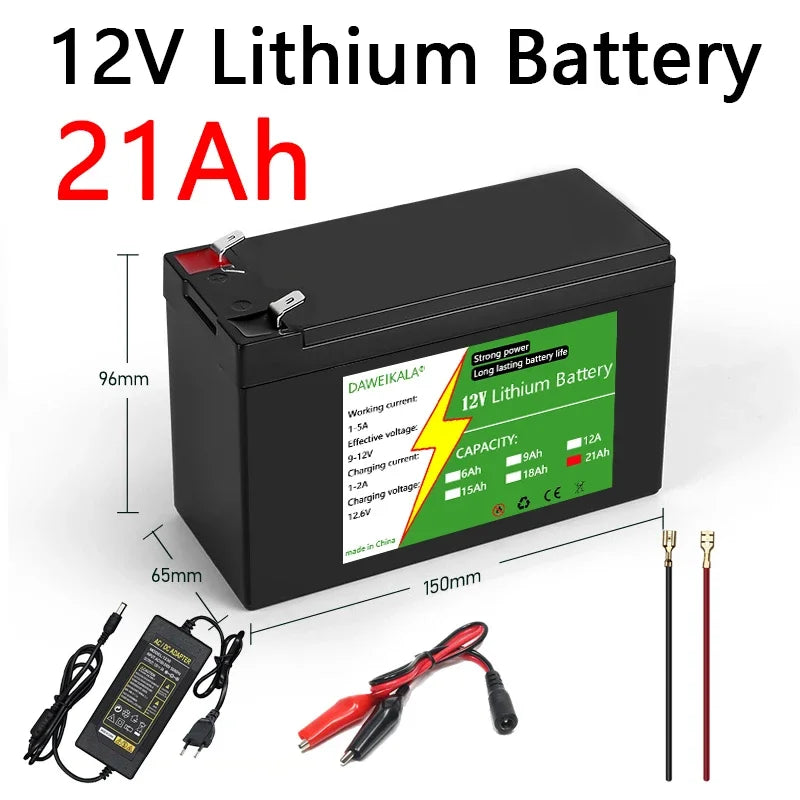 12V 21Ah Li-ion Battery Pack (3S7P) | Rechargeable Power Module