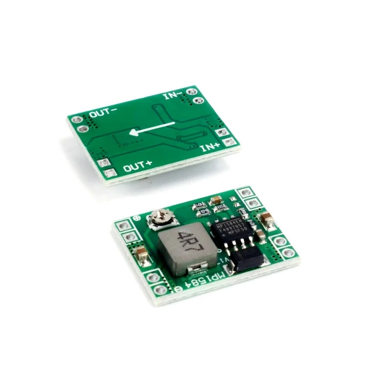 MP1584EN Mini DC-DC Buck Converter Module — 3A, 4.5–28V → 0.8–20V, Ultra-Compact (22×17mm)