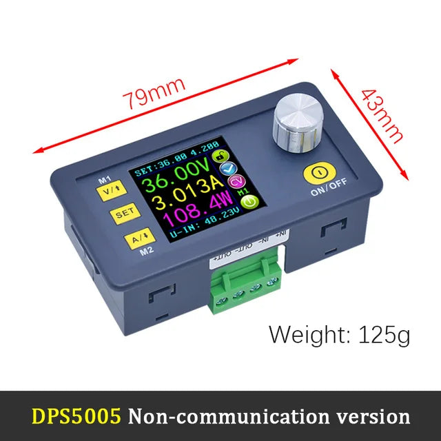 DPS5005 Programmable DC-DC Buck Converter 50V 5A CC/CV Digital Power Supply Module