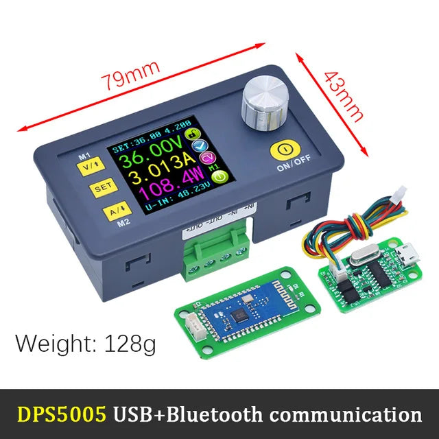 DPS5005 Programmable DC-DC Buck Converter 50V 5A CC/CV Digital Power Supply Module