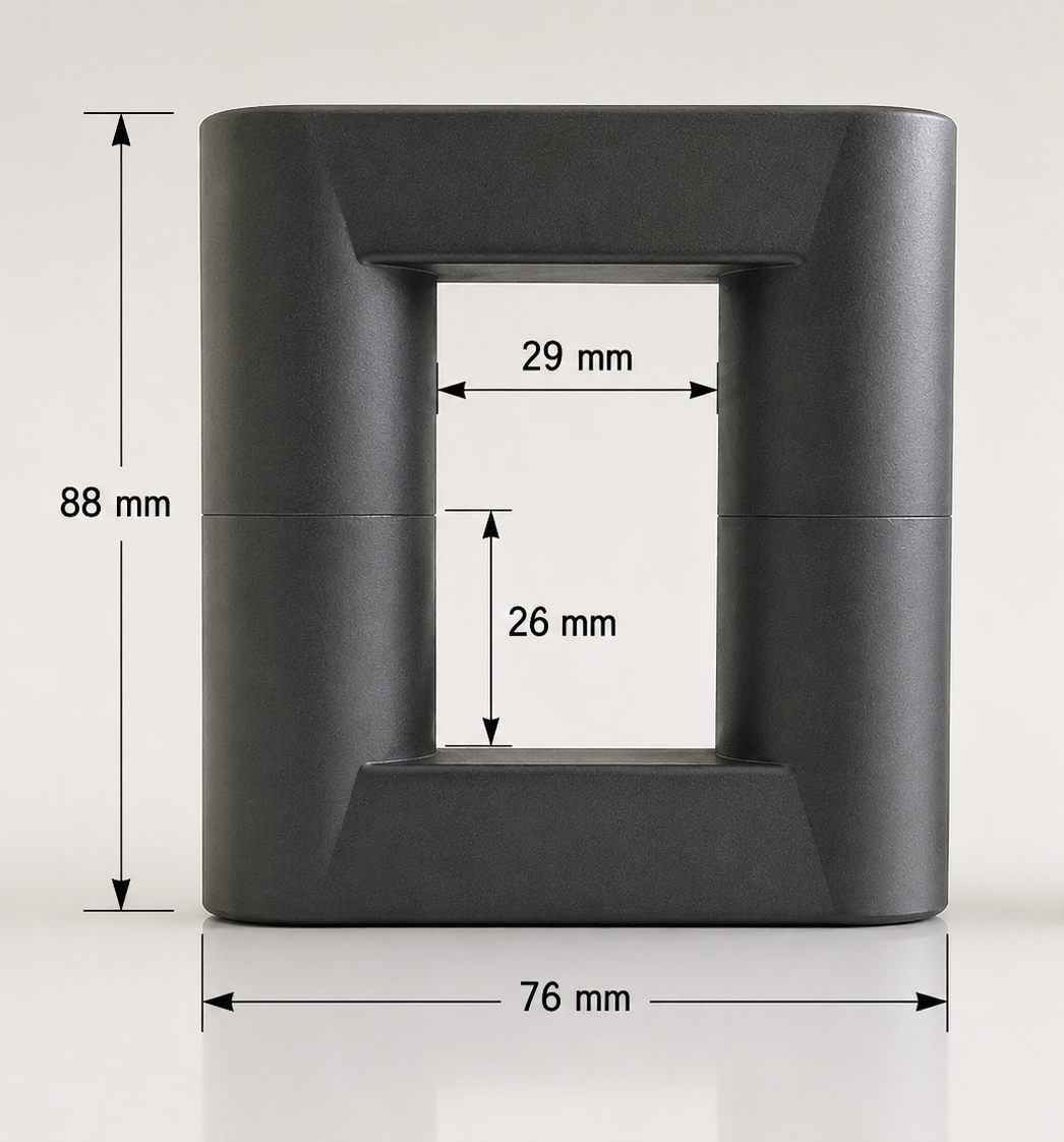 UY24 MnZn PC95 Ferrite Core Pair – 4200nH/N² High-Frequency Transformer Core